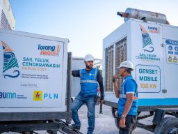 Dihadiri Presiden, PLN Sukses Layani Listrik Sail Teluk Cendrawasih 2023 di Biak, Papua Tanpa Kedip