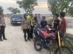 Polisi Amankan 13 Motor Knalpot Tidak Sesuai Spektek di Pamekasan