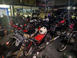 Polres Blitar Kota Jaring 44 Motor Berknalpot Tidak Sesuai Spektek
