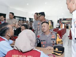 Jaga Kesehatan dan Ketahanan Tubuh, Polres Magetan Gelar Vaksinasi Untuk Anggota
