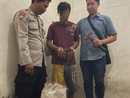 Polisi Berhasil Amankan Tersangka Pencuri Penambat Besi Rel Kereta Api di Pasuruan