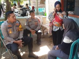 Peduli Kaum Rentan, Kapolres Probolinggo Datangi Rumah Balita Korban Kekerasan
