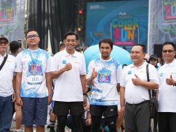Manajemen PLN UIP JBTB Ikut Menghadiri dan Memeriahkan PLN Mobile Color Run Surabaya 2024
