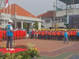 PLN UID Jatim Gelar Inspection Day K3 dan Apel Siaga Nataru 2024/2025 di ULP Krian, Sidoarjo