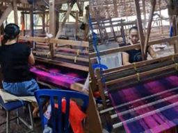 PLN UIP JBTB Jelang Nataru Dukung Berdayakan Kelompok Perempuan Lestarikan Tenun Sutera Tradisional Bali