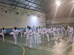 Mantapkan Latihan Karate, Satuan Pengamanan PLN Haleyora Powerindo Dalami Teknik Dasar di Pekan Pertama