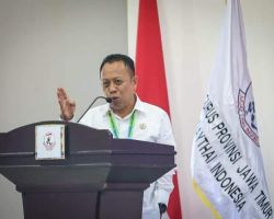 Terpilih Secara Aklamasi Baso Juherman Resmi pimpin Muaythai Jatim 2022-2026
