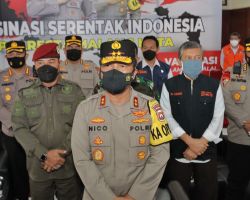 Gelaran 40.345 Dosis Vaksin serentak di 61 titik di jatim, Kapolda Jatim Cek Vaksinasi di Malang