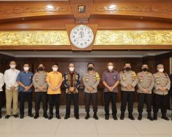 Tingkatkan Sinergitas, Kepala BNPT Kunjungi Polda Jatim