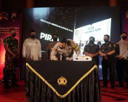 Tingkatkan Pelayanan Bagi Masyarakat di Era Digital Polres Probolinggo Kota Launching Aplikasi Prabu Presisi Mangga Manis