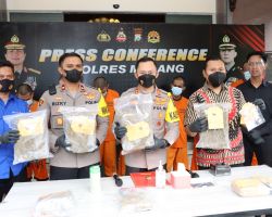 Polres Malang Berhasil Mengamankan Pengedar Shabu dan Ganja Jaringan Malang - Sumatera