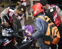 Jaga Suasana Kondusif di Bulan Puasa, Polres Nganjuk Gelar Patroli Ramadan Skala Besar