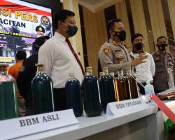 Polres Pacitan Berhasil Mengungkap BBM Oplosan