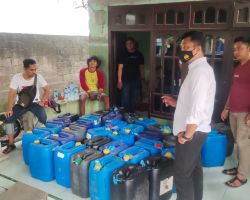 Pelihara Kamtibmas,Polres Kediri Kota Berhasil Amankan 140 Jerigen Ciu