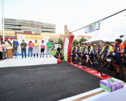 Event Sepeda Tahunan Bromo KOM Challenge 2022 Start dari Mapolda Jatim
