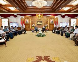 Forkopimda Jatim Ikuti Koordinasi Bersama Dewan Ketahanan Nasional Terkait Pemilu