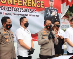 Empat Pelaku Curanmor Beraksi di Surabaya Dibekuk Satreskrim Polrestabes Surabaya