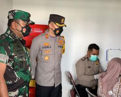 Berlakunya Aturan Wajib Vaksin Booster Perjalanan Dalam Negeri, Polres Malang Buka Layanan Vaksin di Stasiun