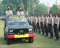 Kapolda Jatim Pimpin Upacara Pembukaan Diktuk Bintara Polri Gelombang ll