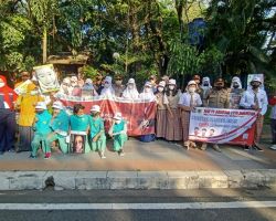 Bersama Tiga Pilar Polsek Gubeng Gelar Kampanye Hari Anak Nasional 