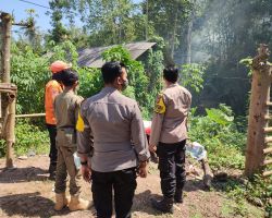 Polres Jember bersama BPBD Lakukan Mitigasi Tindaklanjuti Status Gunung Raung