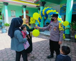 Dorong Suksesnya Program BIAN, Polres Trenggalek Bantu Sosialisasikan Pentingnya Imunisasi Bagi Anak