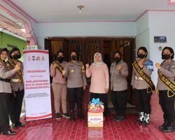 Sambut HUT Polwan Ke-74, Polwan Polres Blitar Kota Gelar Anjangsana