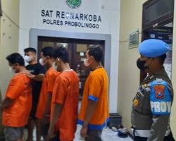 Dalam Sehari Polres Probolinggo Berhasil Tangkap 5 Pengedar Narkoba