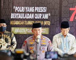 Anugerah MTQ Polri, Kapolri Berharap Terbentuknya SDM Unggul Berakhlak yang Diharapkan Masyarakat