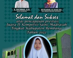 MTS Nurul Huda Karanglincak Kragan Raih Juara 2 Kompetensi IPS Terpadu Terintegrasi