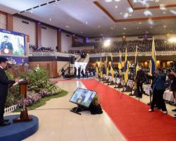 Sebanyak 8.275 Mahasiswa Baru Unair Mendapat Pembekalan Wawasan Kebangsaan dari Kapolda Jatim