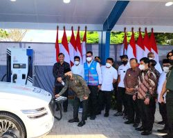 Sambut Puncak Acara Presidensi G20, Wapres Ma'ruf Amin Tinjau Kesiapan SPKLU PLN