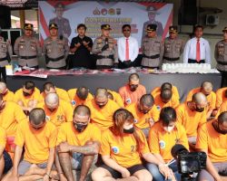 Polresta Mojokerto Berhasil Amankan 33 Tersangka Kasus Narkoba di Bulan Agustus 2022