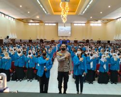 PKKMB, Polresta Malang Kota Ajak Mahasiswa Baru Jauhi Korupsi dan Hindari Radikalisme