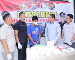 Polres Kediri Berhasil Amankan Pengedar Narkotika Antar Pulau