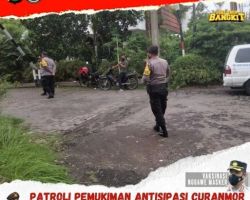 Polsek Mulyorejo Lakukan Patroli Mobile Demi Meminalisir Tindal Kejahatan