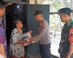 Polres Trenggalek Salurkan Bantuan Peduli Bencana dari Polda Jatim
