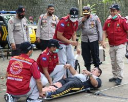 Polres Tulungagung Tingkatkan Kemampuan Personel Hadapi Bencana Alam