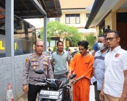 Dalam Hitungan Jam Polsek Sawan Berhasil Tangkap Pelaku Perampasan Sepeda Motor