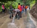 Polres Jember Terjunkan Tim Bersihkan Material Longsor di Silo