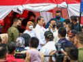 Presiden RI Tinjau Lokasi Pengungsian di RPTRA Rasela