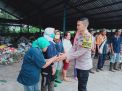 Polri Peduli, Polres Batu Berikan Bantuan Sosial Untuk Pekerja TPA di Junrejo