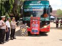 Polres Sumenep Berangkatkan Dua Bus Balik Mudik Gratis