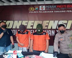 Satresnarkoba Polres Pelabuhan Tanjung Perak Bekuk Dua Pelaku Tanam Ganja Asal Surabaya