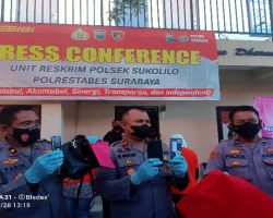 4 Komplotan Curat 1DPO Diringkus Unit Reskrim Polsek Sukolilo