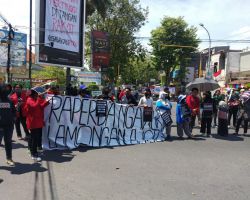 Aksi Damai Mahasiswa, Tetap Tolak Raperda RTRW 2020-2040