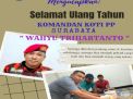 Jajaran Redaksi Media Indonesia Pers Mengucapkan: Selamat Ulang Tahun Komandan Koti PP Surabaya Wahyu Tri Hartanto