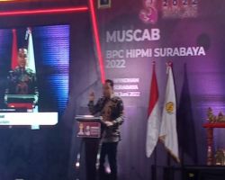 Cak Eri Cahyadi Hadiri Muscab BPC HIPMI Surabaya 