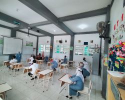 Gelar Simulasi Terkait Rencana PBM di Sekolah