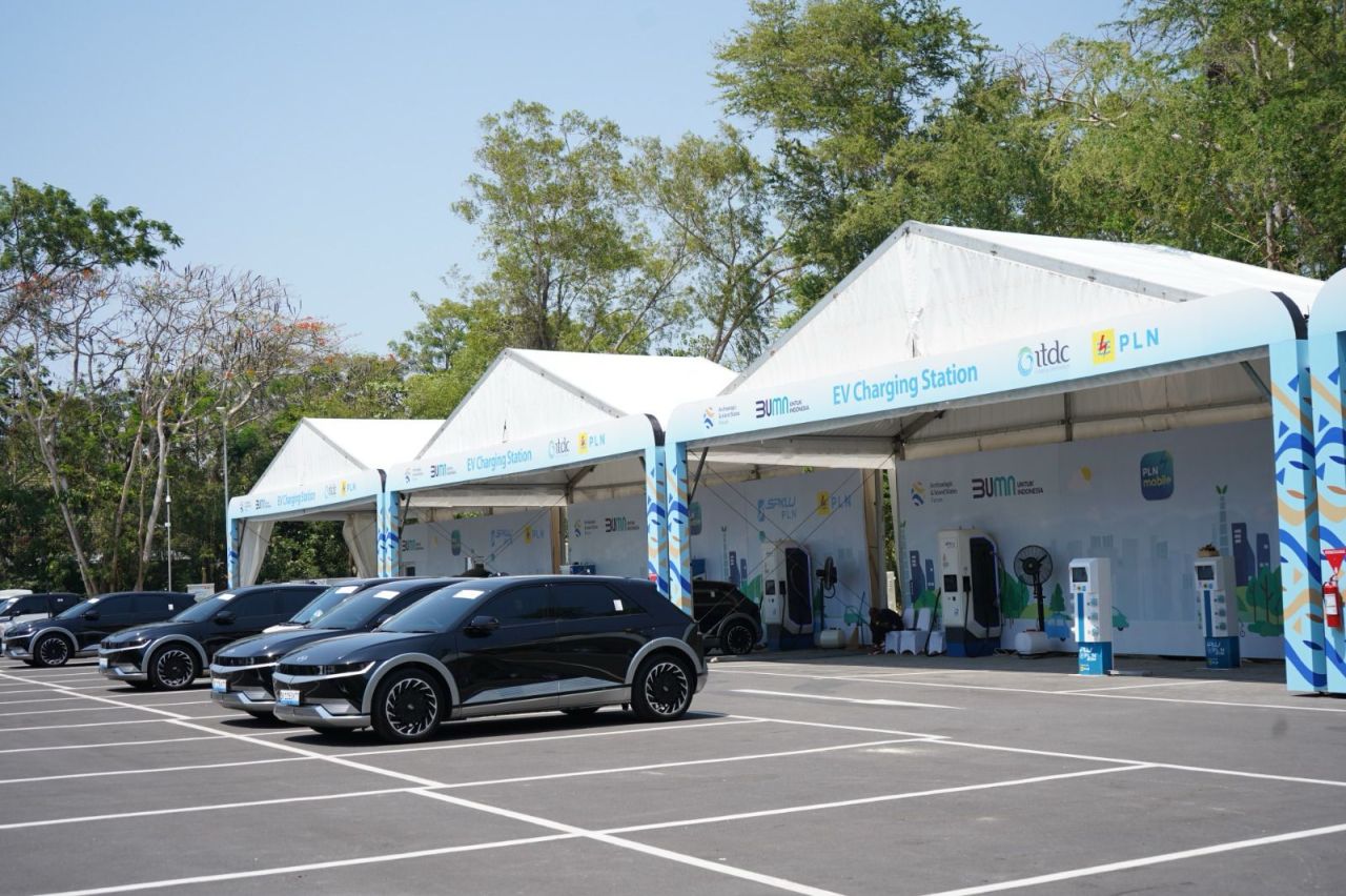SPKLU PLN Layani Kendaraan Listrik pada KTT AIS 2023 di Bali, Begini Operasionalnya